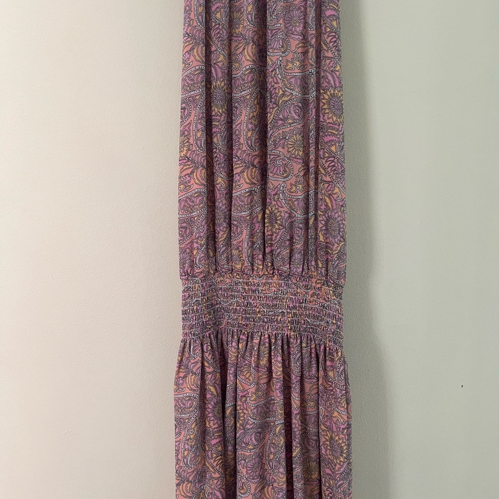 Ramy Brooks woman’s Elegant Halter Neck Paisley Dress - Picture 11 of 13
